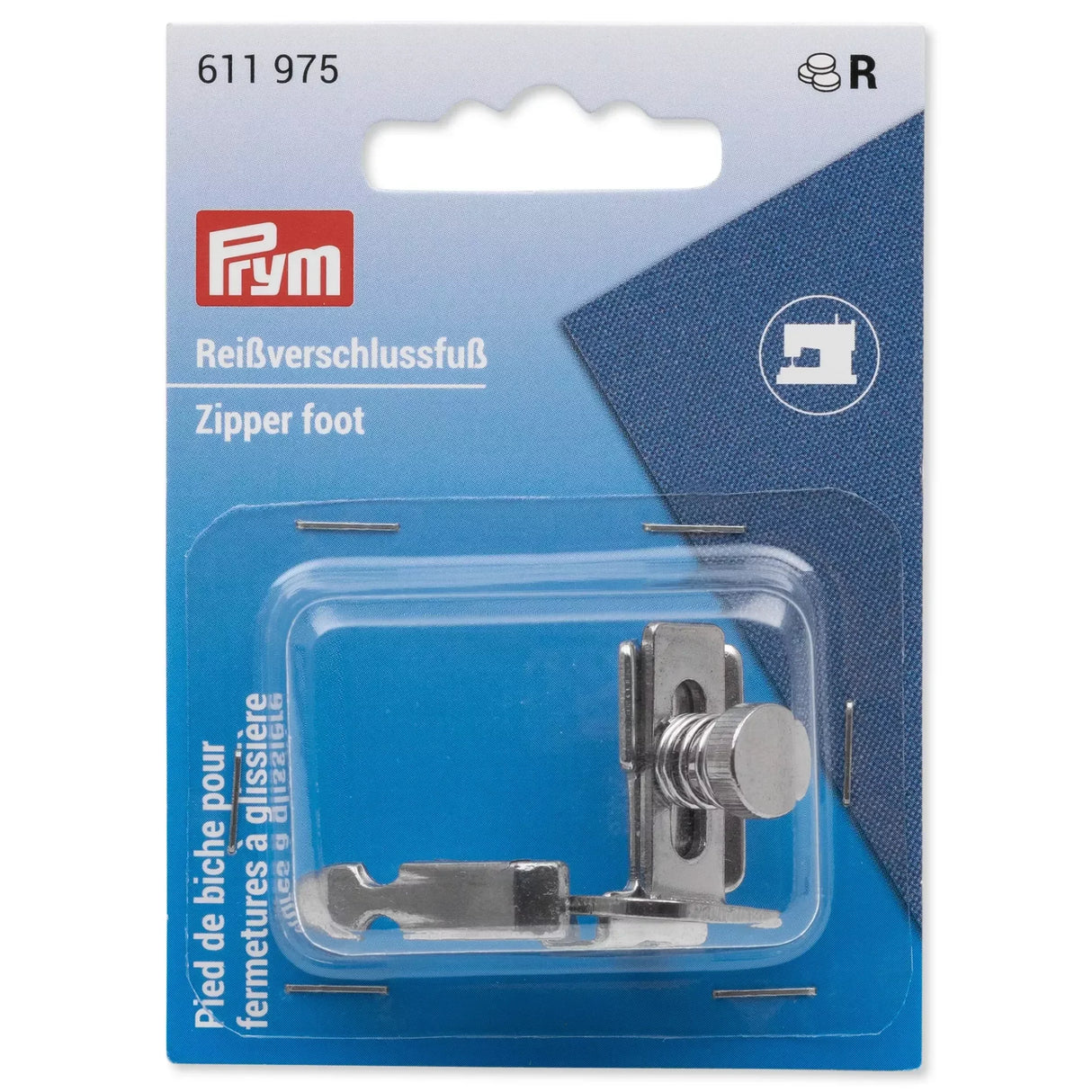 Reißverschlussfuß für Nähmaschinen