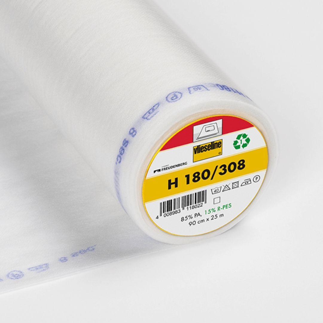 Bügeleinlage H180 Weiß von Vlieseline in Originalverpackung – leichte, feine Einlage für Jacken, Kragen und Manschetten.