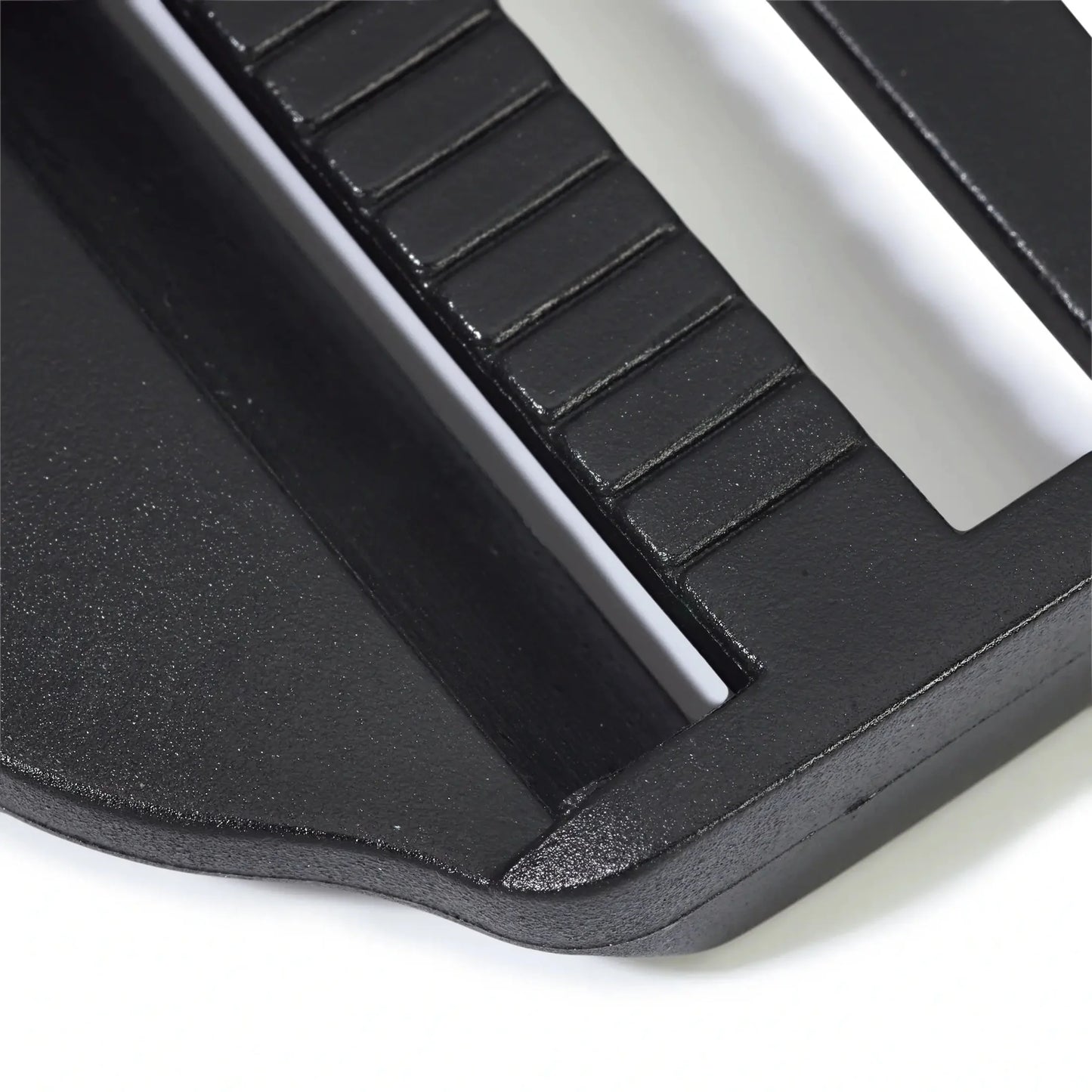 Klemm-Leiterschnalle 40 mm von Prym aus strapazierfähigem Kunststoff, ideal für vielseitige Befestigungen in Rucksäcken, Taschen und DIY-Projekten. Nahaufnahme