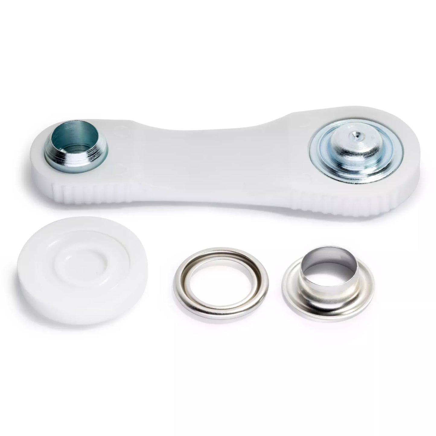 Ösen 11 mm silber – Lieferumfang mit Werkzeug