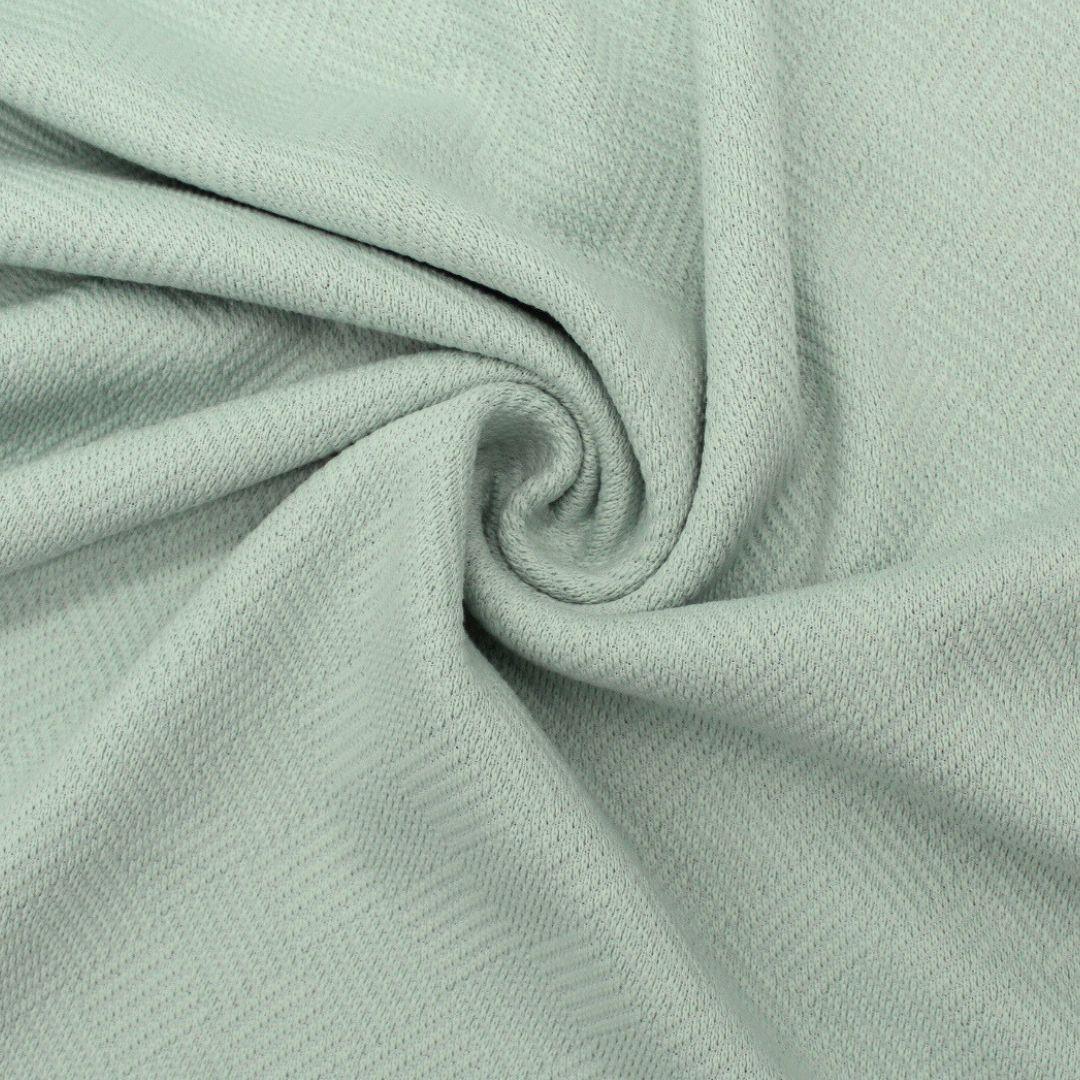 Vielseitiger Baumwolljacquard-Stoff mit zartem Muster – ideal für elegante Kleider und Röcke | Pastellgrün