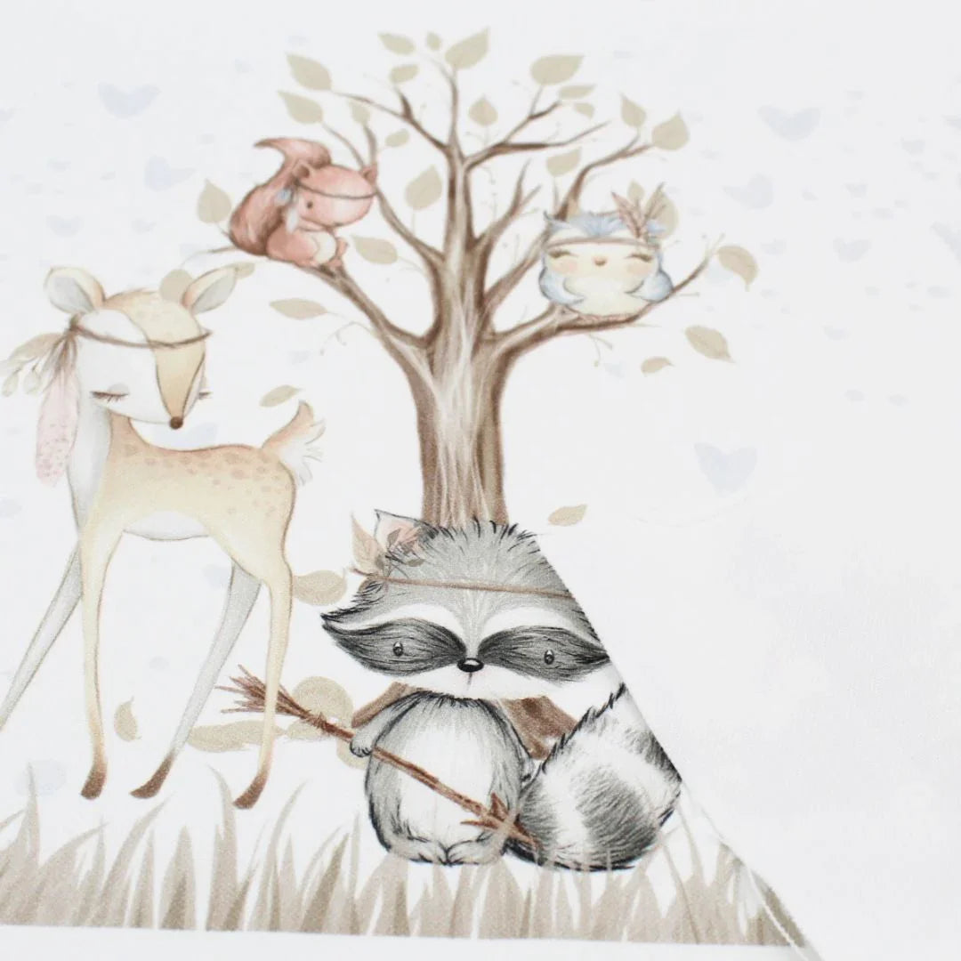 Panel aus Canvas – Waldfreunde | 27x40 cm