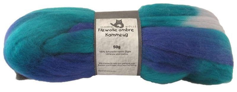 Schoppel ammzug Wolle Blau, Grün