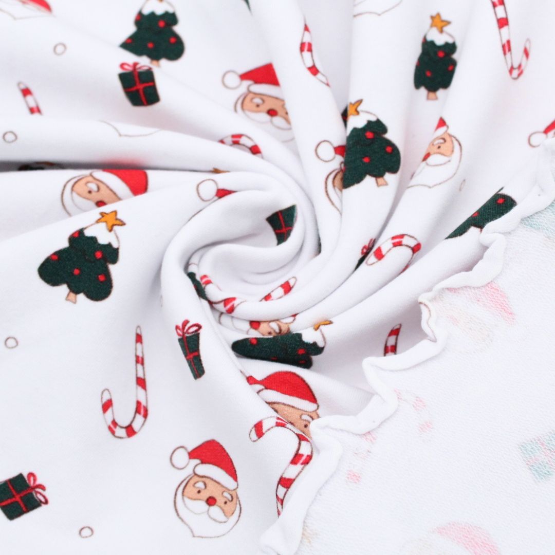 Rückseite von Sweatstoff ist weiß