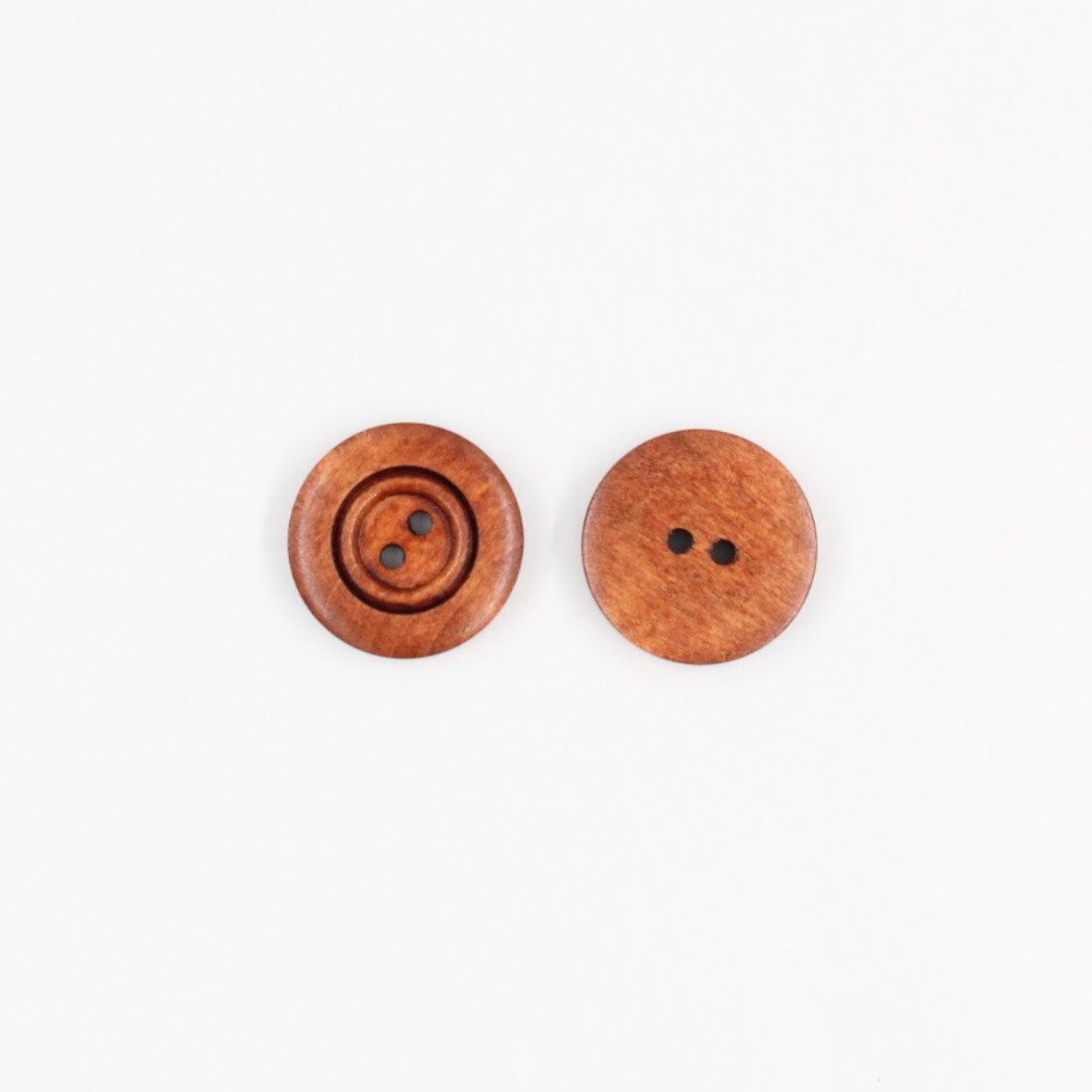 Holzknopf 2 Löcher | 25mm