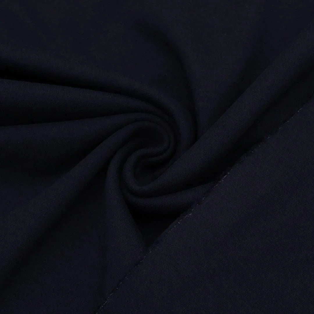 Weicher Interlock Jersey in nachtblau | Doppelseitiger Stoff