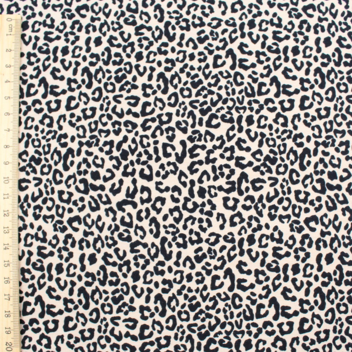 Jersey Stoff Leo Beige