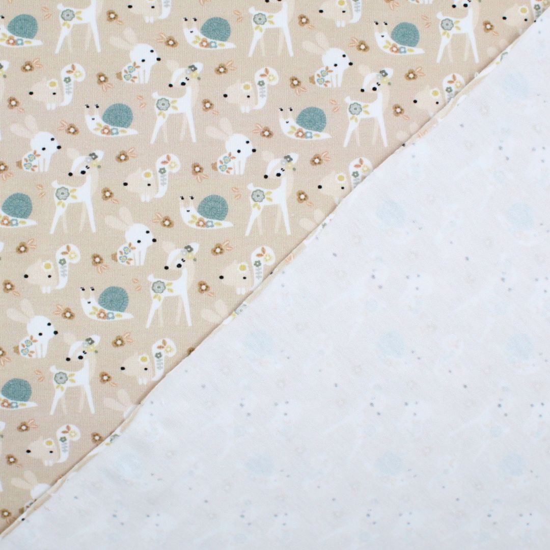 Meterware Jersey – OEKO-TEX zertifizierter Baumwollstoff mit Tieren