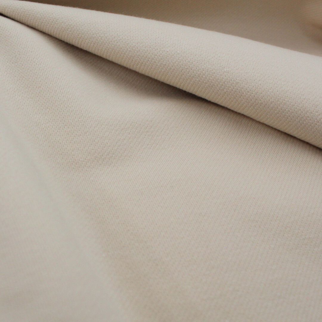 Jersey Stoff in Jeansoptik in Ecru – Stoffbreite 150 cm, Gewicht 300 g/m²