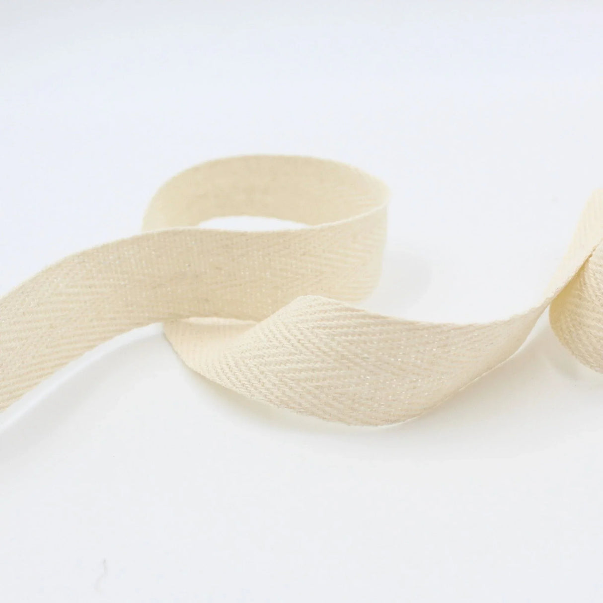 Köperband in Creme