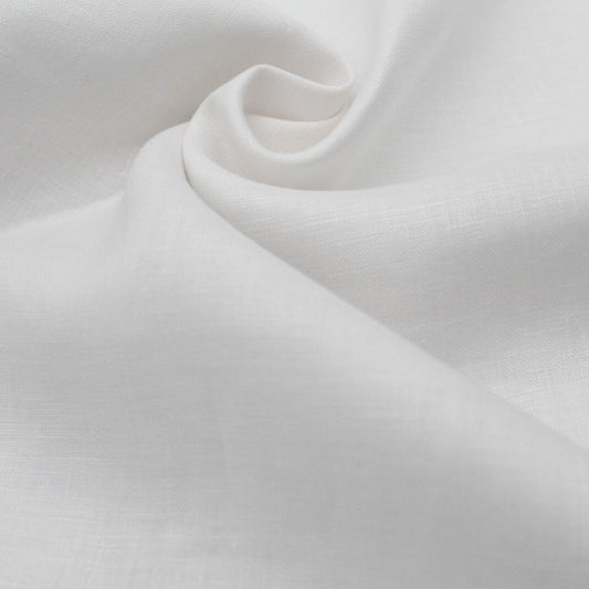 Hochwertiger Leinenstoff – Ideal für vielfältige Nähprojekte in Weiß