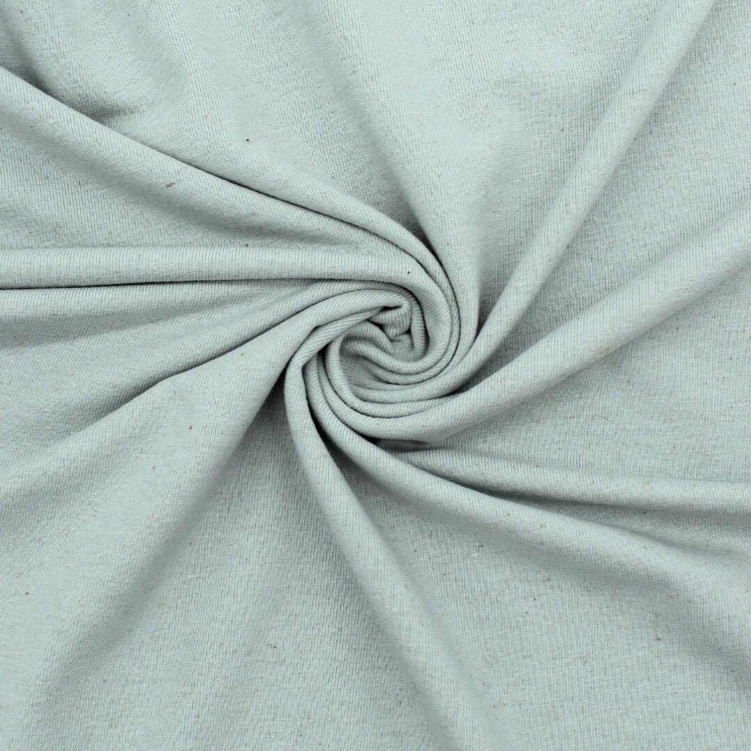 Leinen Jersey | Blaugrün