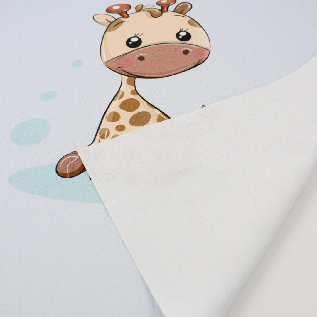 Baumwollstoff Oeko-Tex zertifiziert: Oeko-Tex zertifizierter Baumwollstoff, sicher für Babys und Kinder, in 38x38 cm Größe.