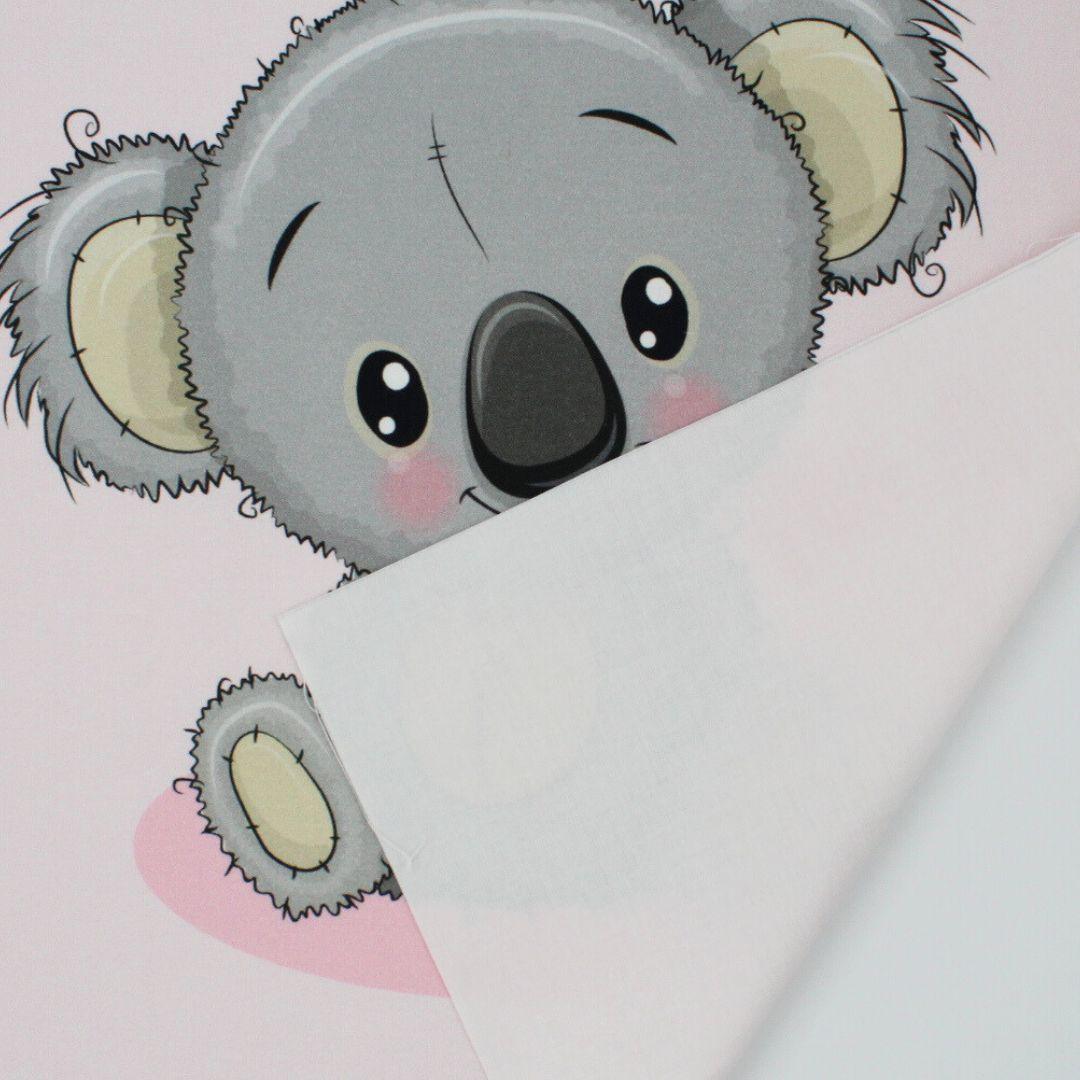 Strukturaufnahme: Weicher Baumwollstoff perfekt für Nähprojekte.