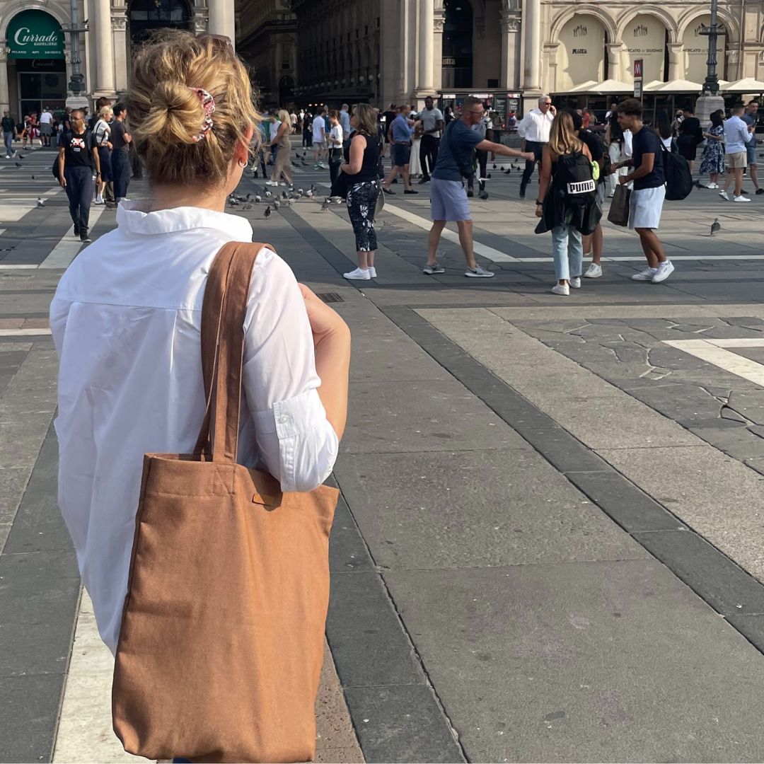 Nähbeispiel Shopper Tasche aus Jeansstoff