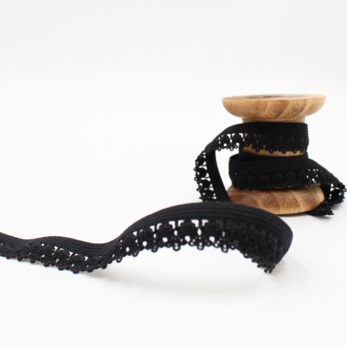 Elastisches Spitzenband 13 mm
