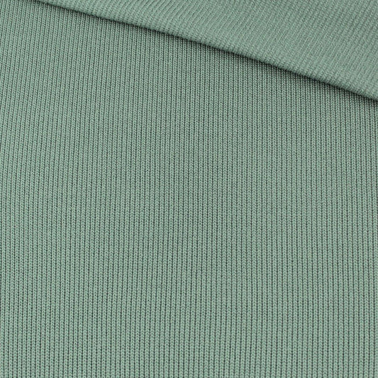Weicher Baumwollstrickstoff Meterware zum Nähen | Grün