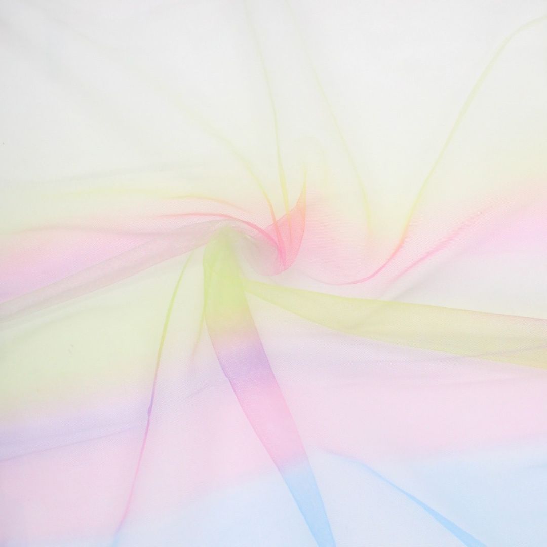 Weicher Tüll Regenbogen