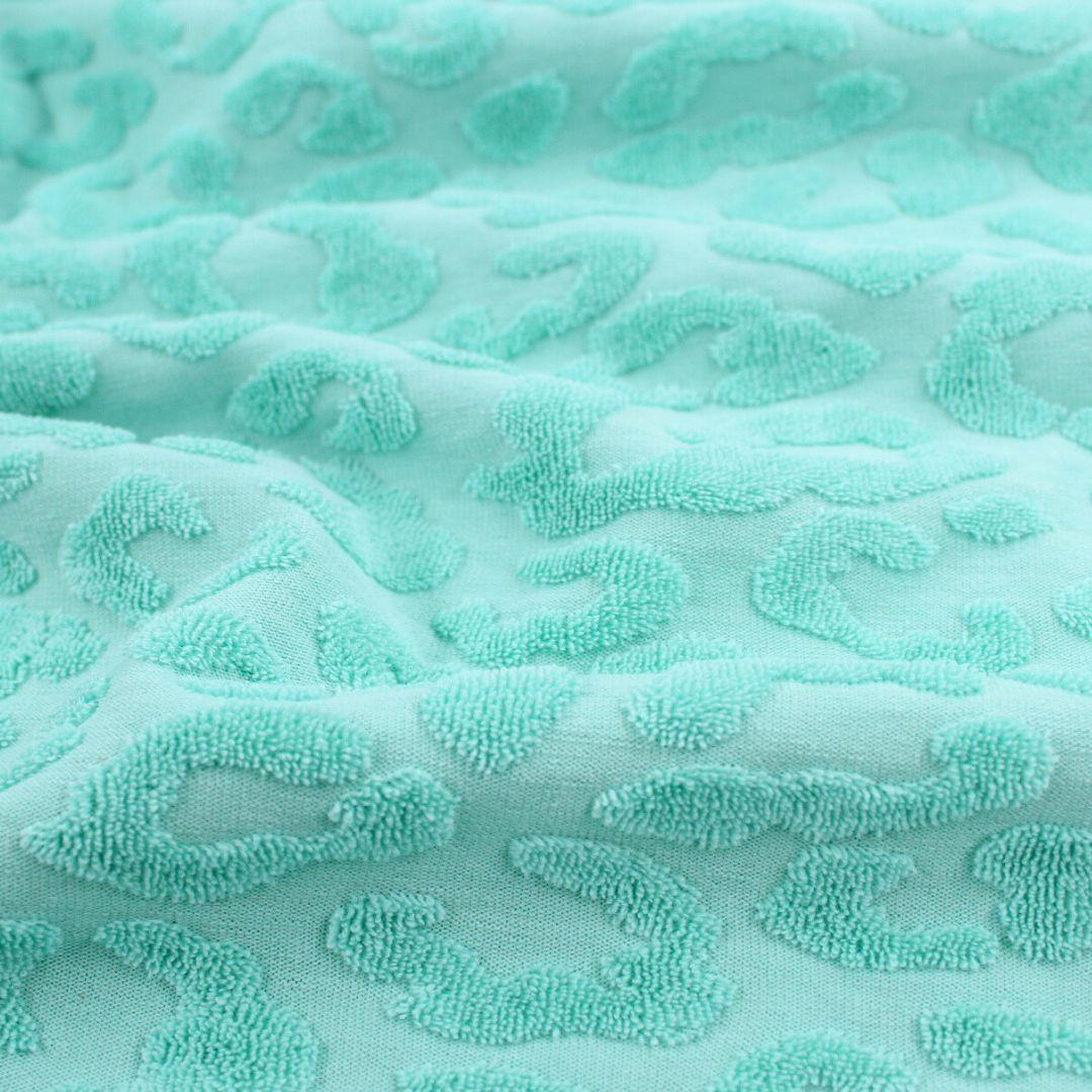 Baumwoll Jacquard Leopard - Stofftime