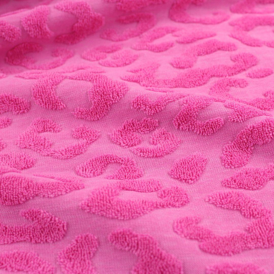 Baumwoll Jacquard Leopard - Stofftime
