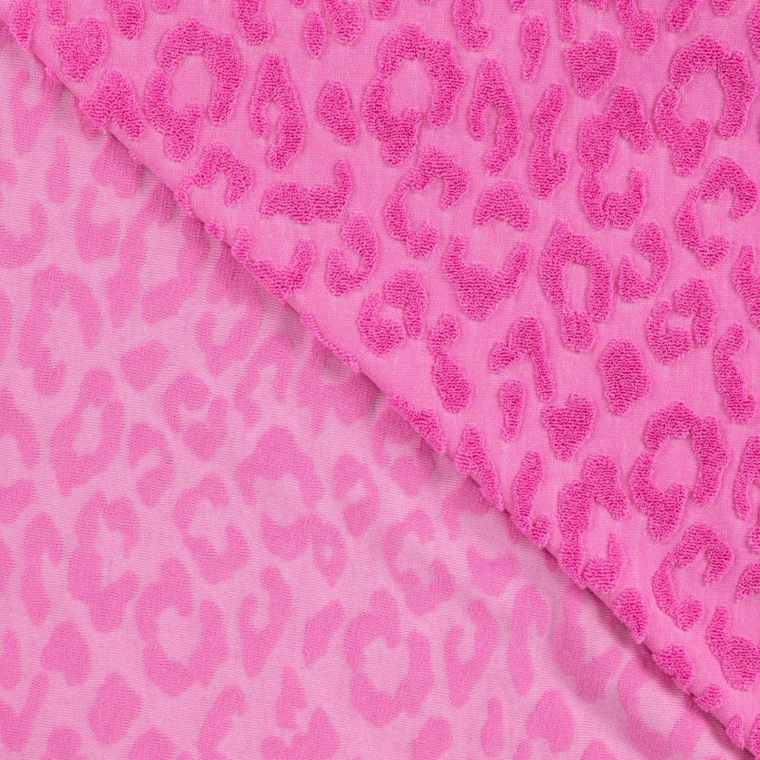 Baumwoll Jacquard Leopard - Stofftime