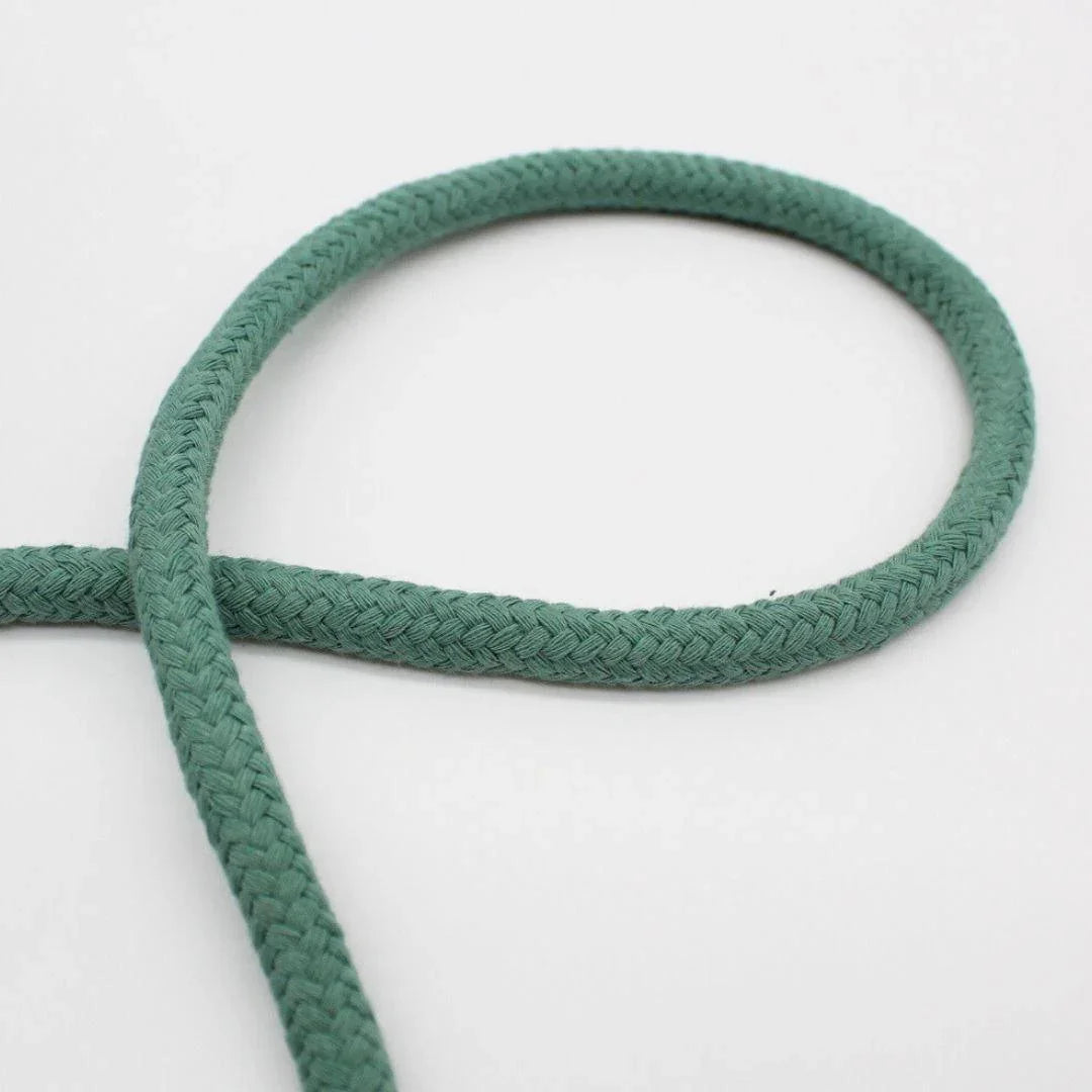 Baumwollkordel 8 mm | Staubmint - Stofftime