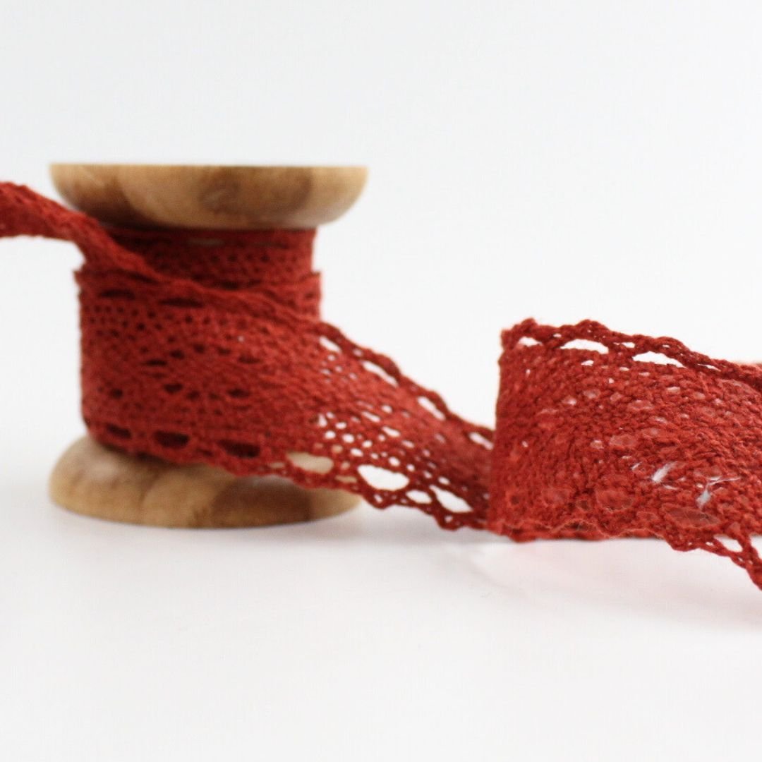 Baumwollspitze | 25 mm - Stofftime