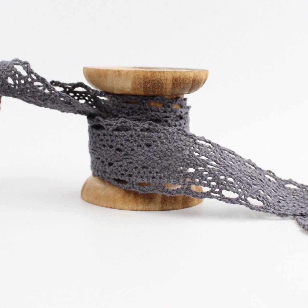 Baumwollspitze | 25 mm - Stofftime