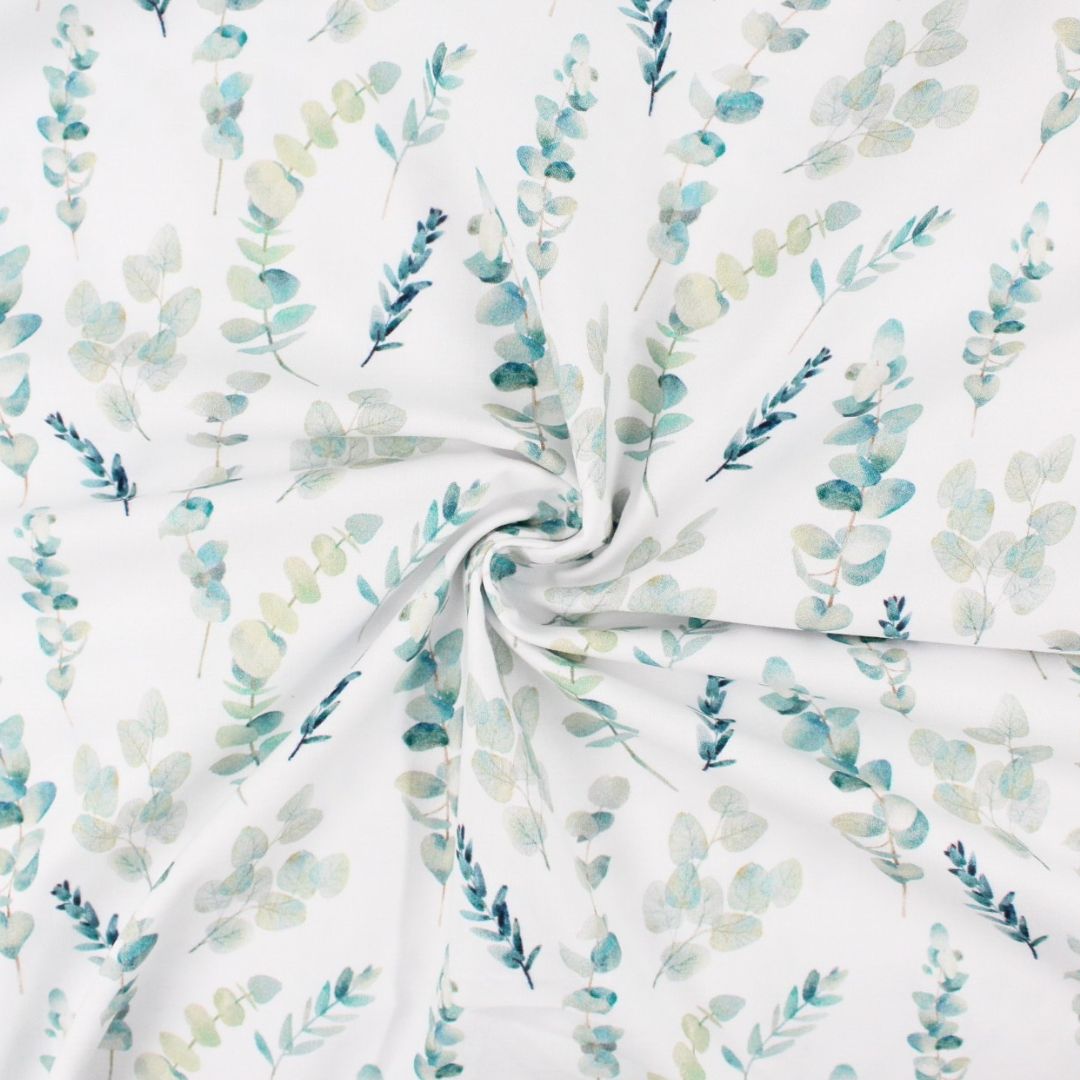 Baumwollstoff Eukalyptus - Stofftime