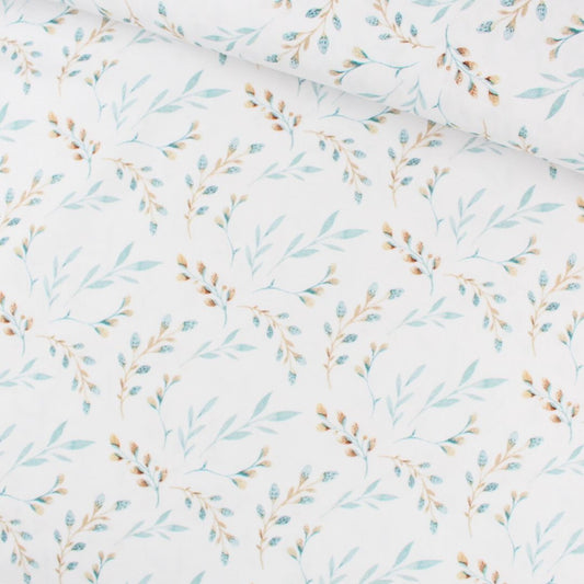 Baumwollstoff Weidenzweige - Stofftime