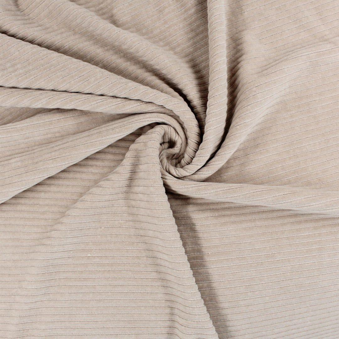 Cordjersey Breit | Querrippen - Stofftime