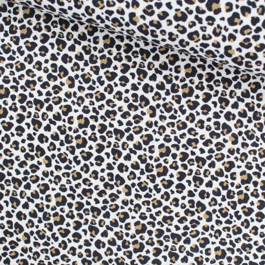 Feincord Leopardenmuster - Stofftime