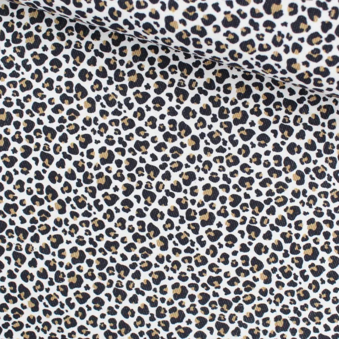 Feincord Leopardenmuster - Stofftime