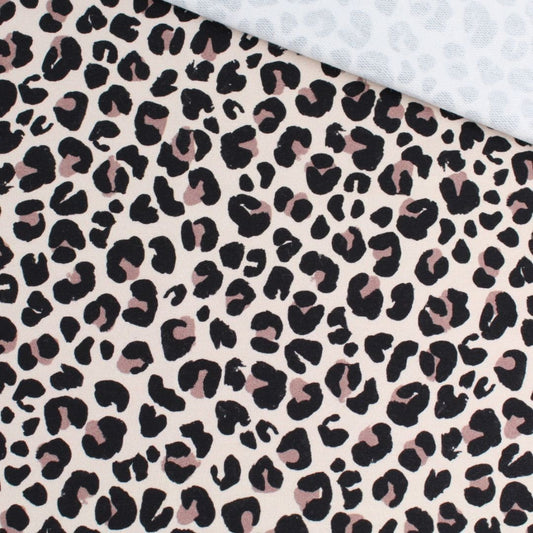 French Terry Leopardenmuster - Stofftime