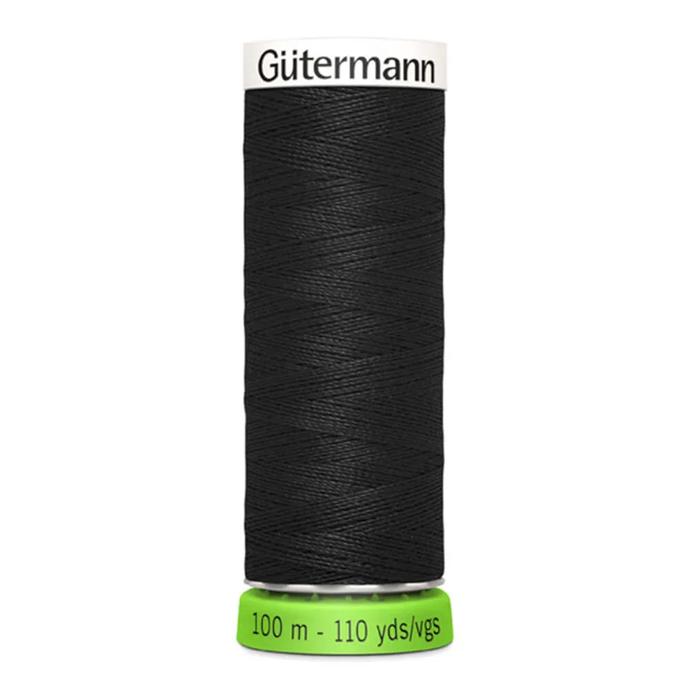 Gütermann Allesnähgarn rPET 100m - Nr. 000 | Schwarz - Stofftime