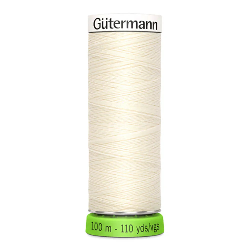 Gütermann Allesnähgarn rPET 100m - Nr. 1 | Ecru - Stofftime
