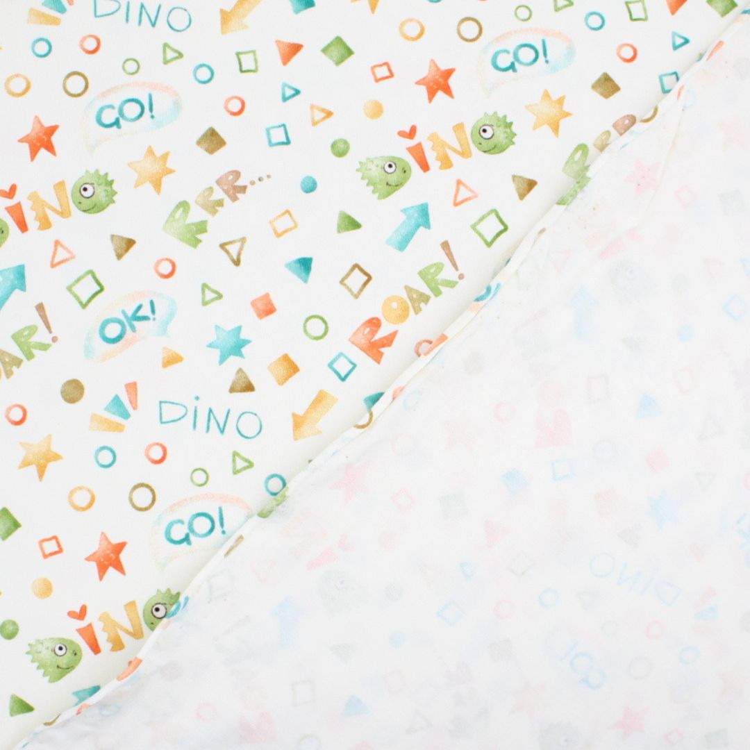 Jersey Dino Freunde | Ecru - Stofftime