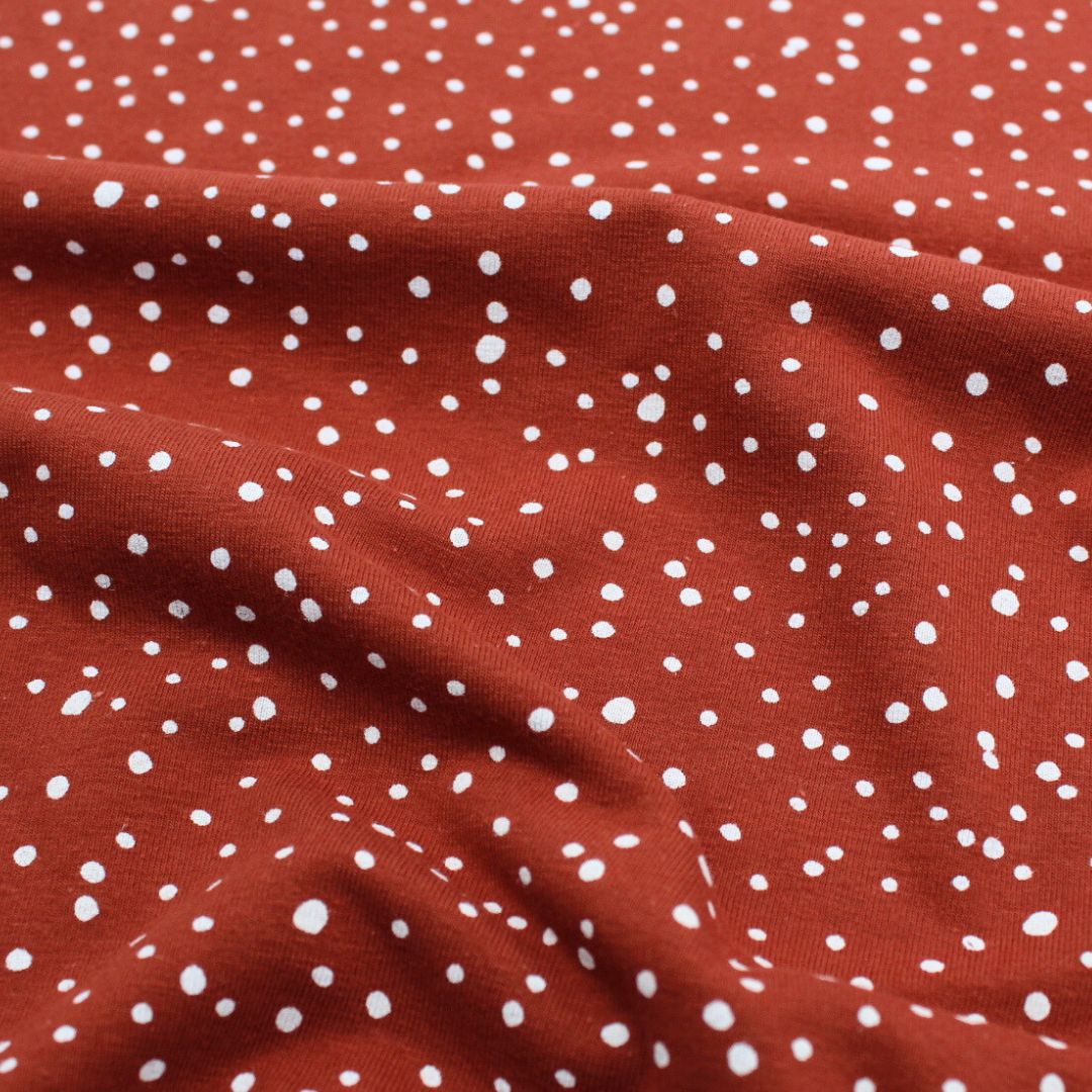 Jersey Stoff mit Punkten - Stofftime