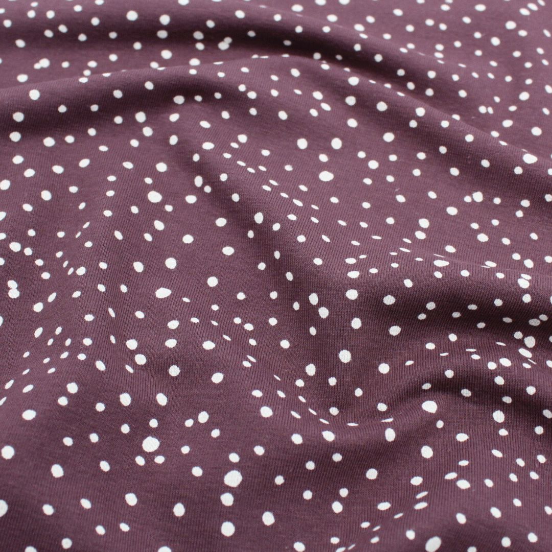 Jersey Stoff mit Punkten - Stofftime