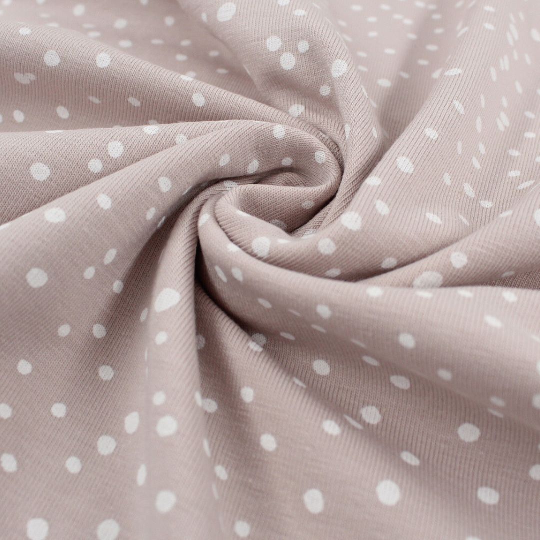 Jersey Stoff mit Punkten - Stofftime