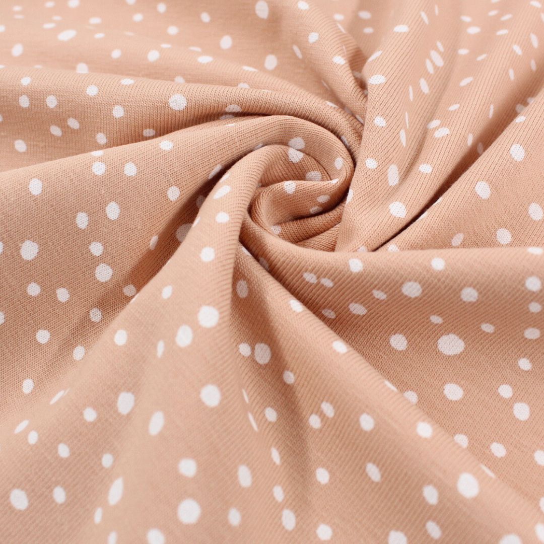 Jersey Stoff mit Punkten - Stofftime