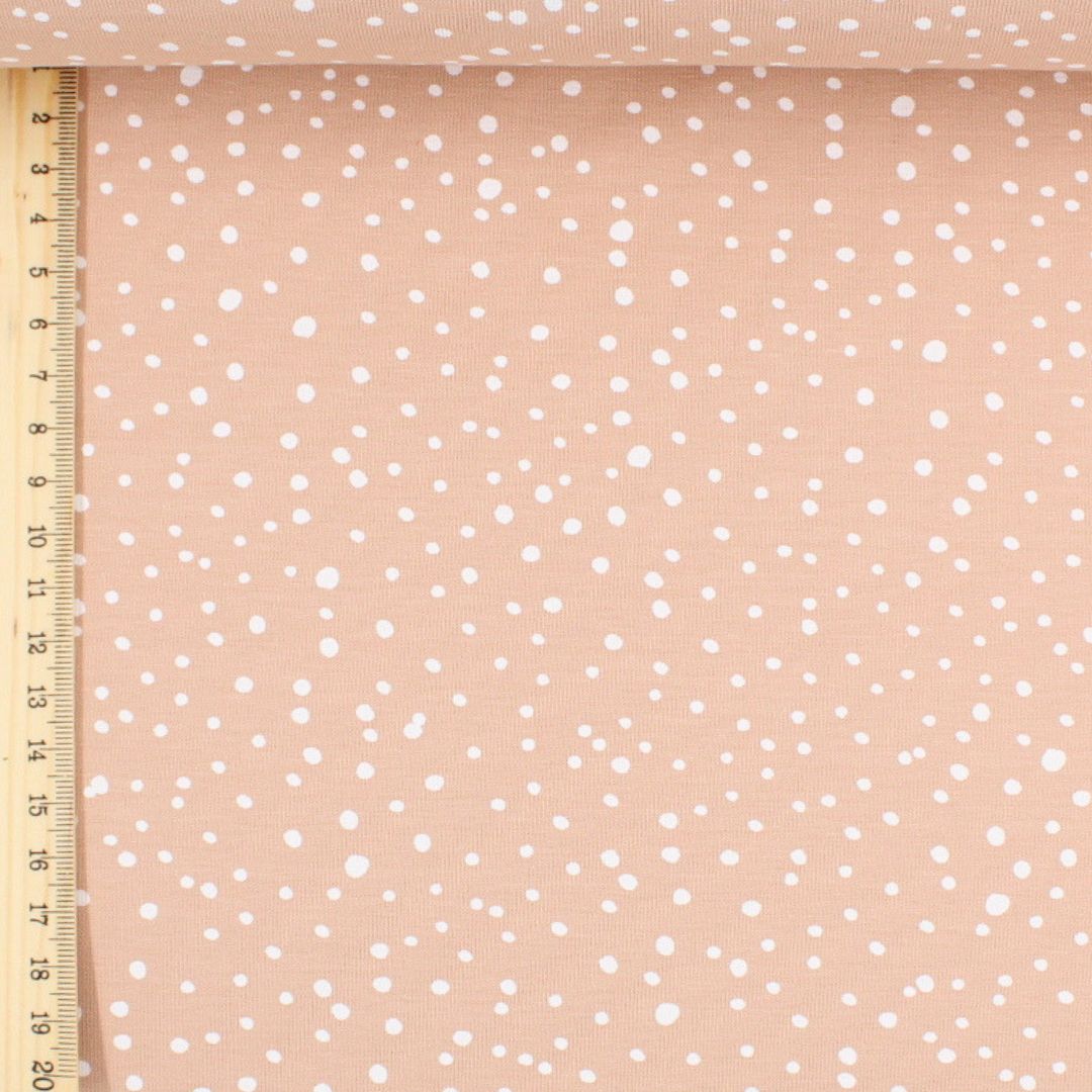 Jersey Stoff mit Punkten - Stofftime