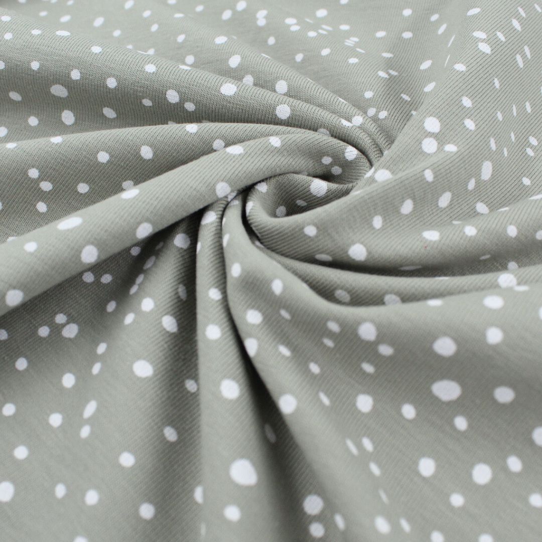 Jersey Stoff mit Punkten - Stofftime