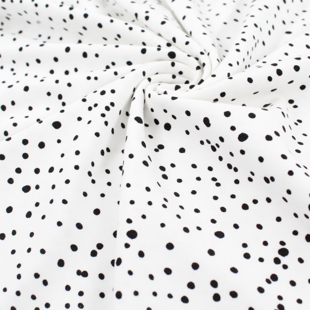 Jersey Stoff mit Punkten - Stofftime