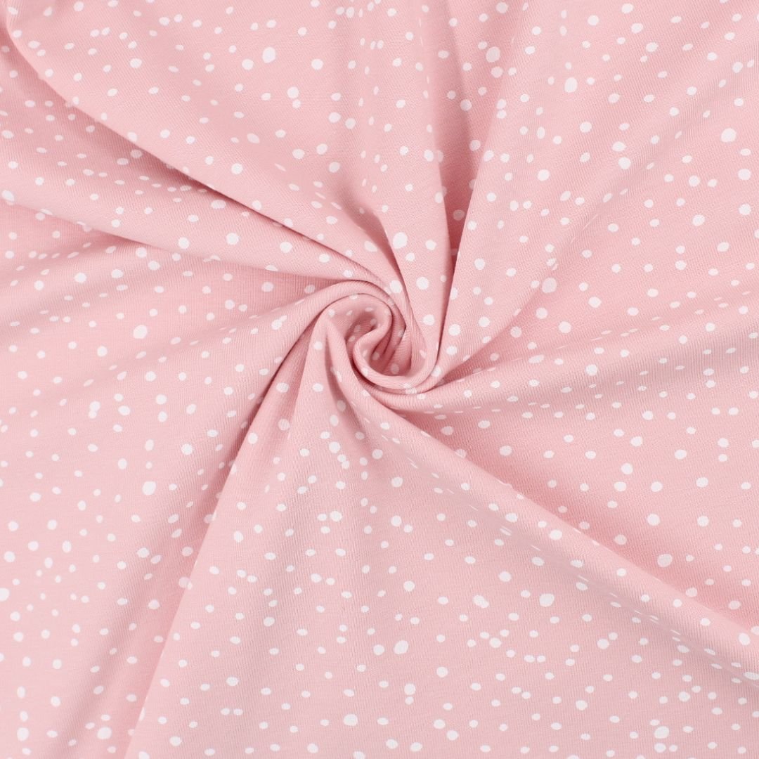 Jersey Stoff mit Punkten - Stofftime