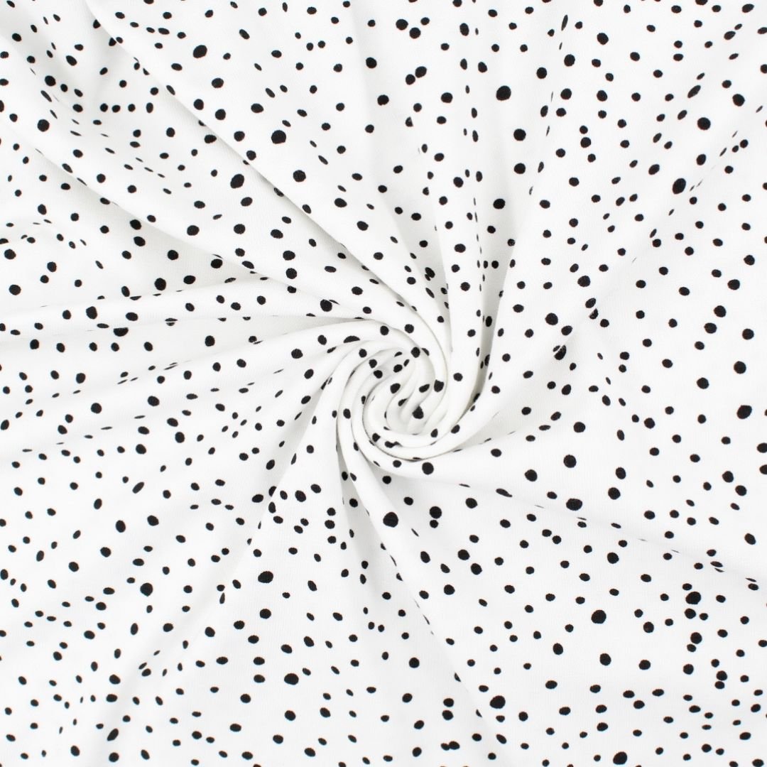 Jersey Stoff mit Punkten - Stofftime