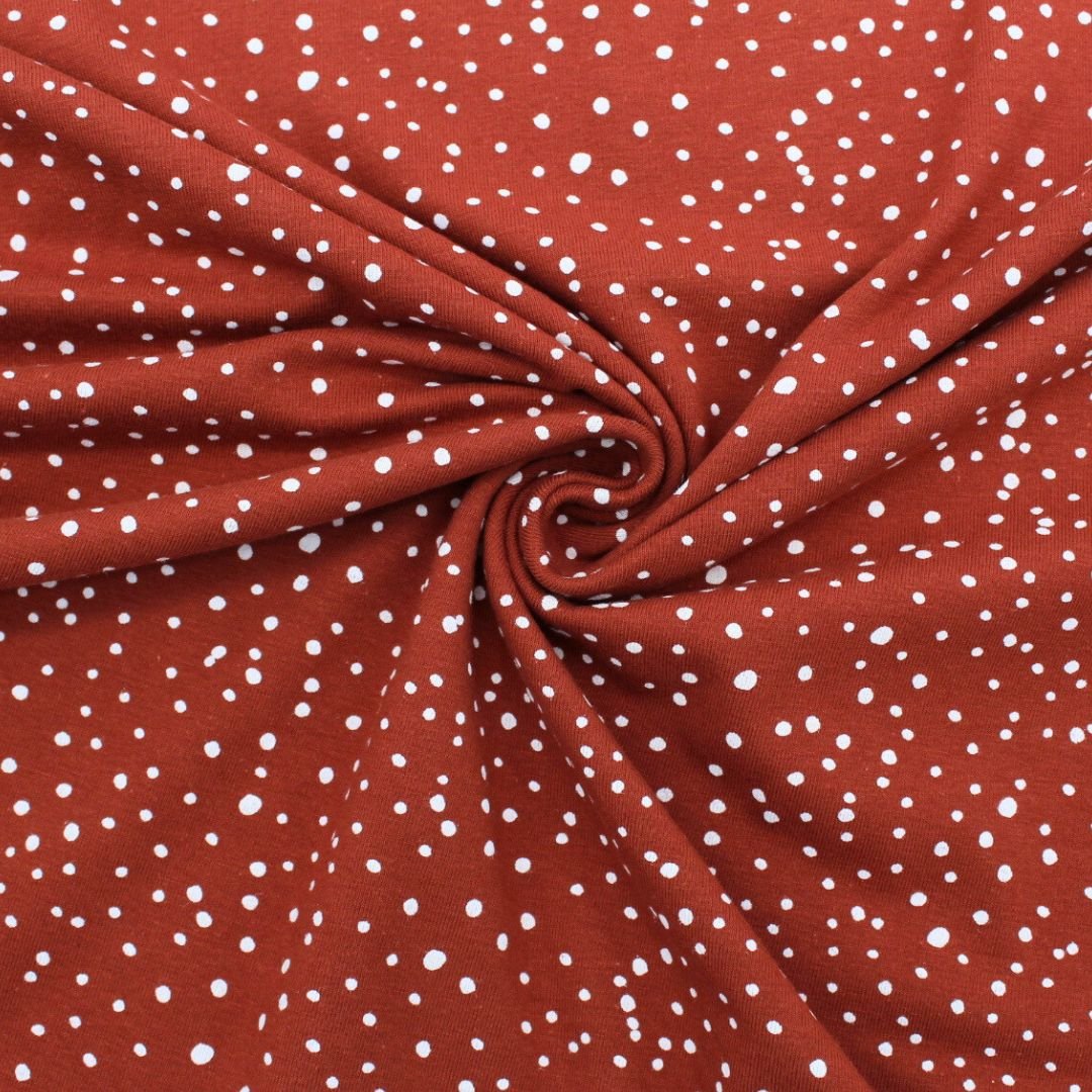 Jersey Stoff mit Punkten - Stofftime