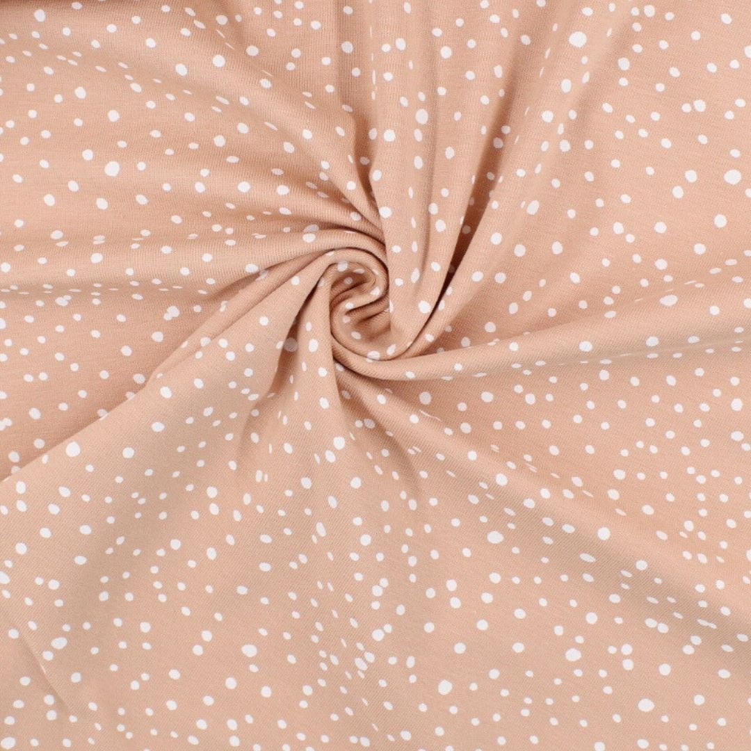 Jersey Stoff mit Punkten - Stofftime