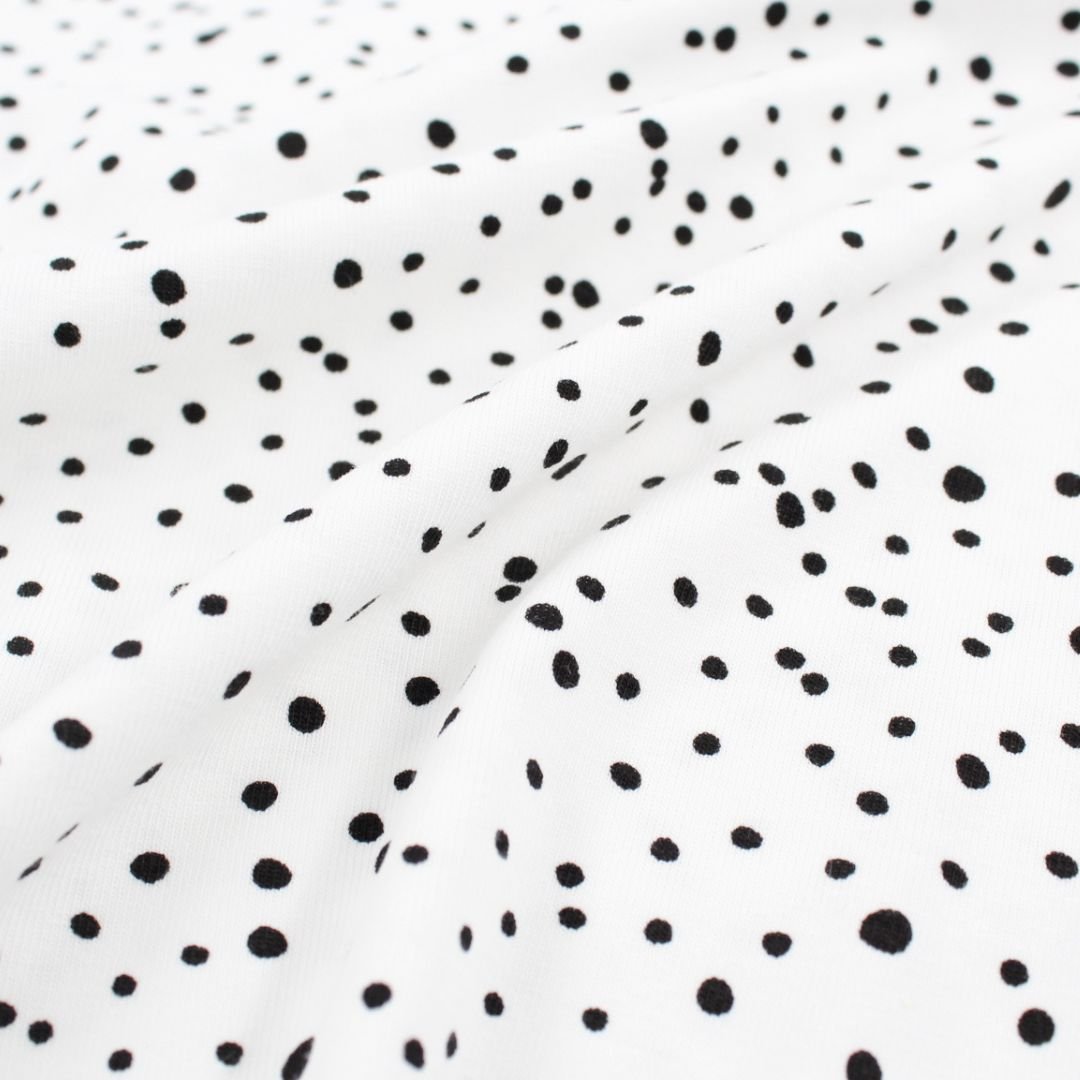 Jersey Stoff mit Punkten - Stofftime