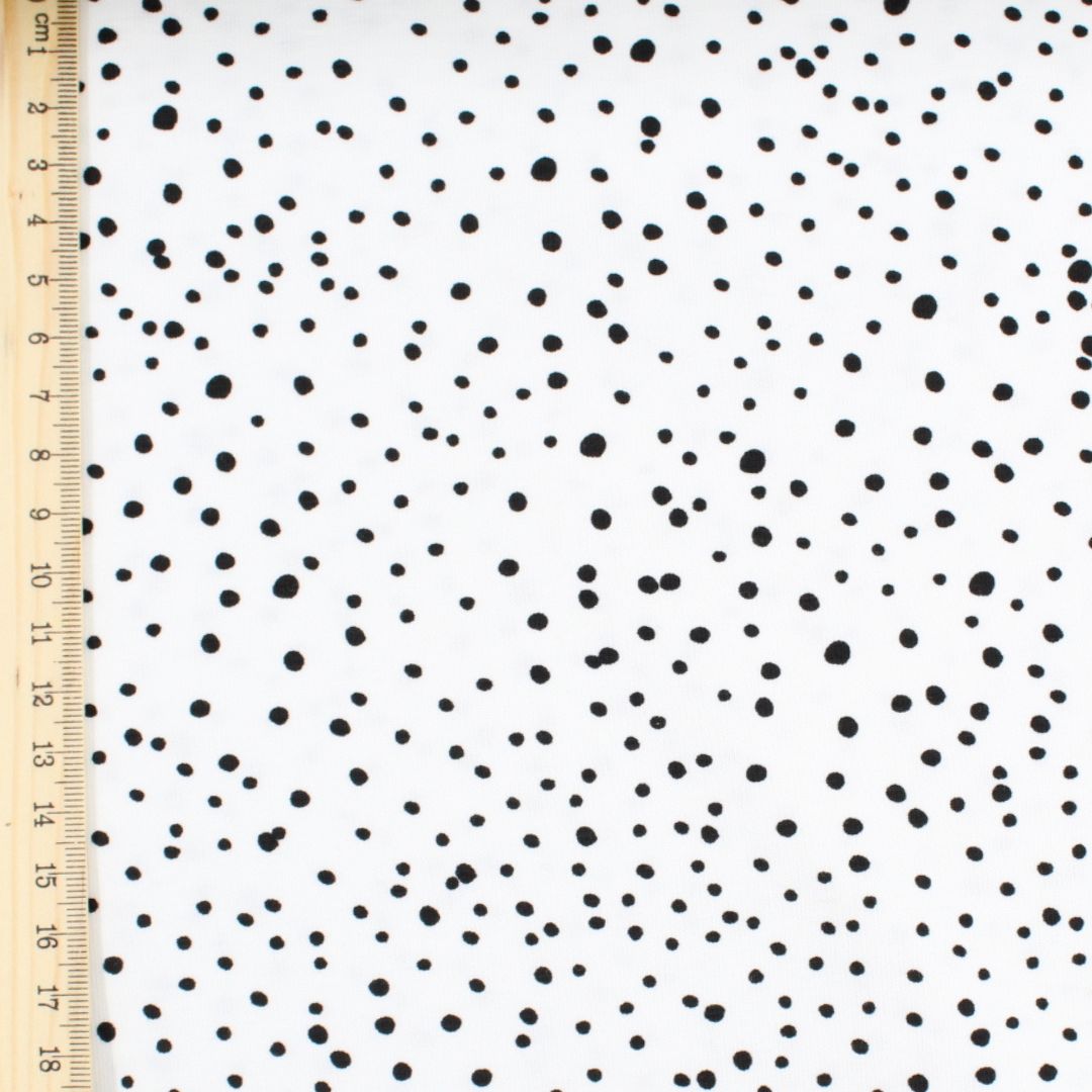 Jersey Stoff mit Punkten - Stofftime